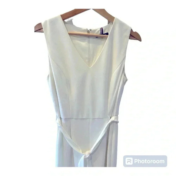 Tommy Hilfiger Sleeveless Jumpsuit- White - Picture 5 of 7